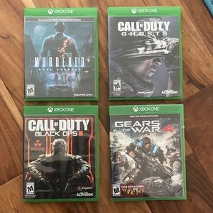 XBOX ONE 4 GAME BUNDLE (All Mature rating)